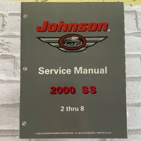 787066 Omc Johnson Service Manual 2000 Ss 2 Thru 8 P/n