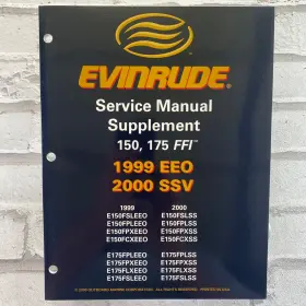 Omc 787102 1999 Eeo 2000 Ssv Evinrude Ss Supplement 150 175 Ffi Service Manual P/n