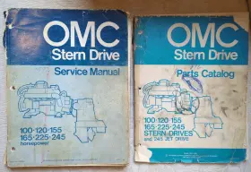 979866 Omc 1972 Stern Drive Service Repair Manual 100-245 Hp And Parts Catalog
