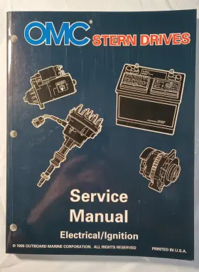 507144 Omc Cobra King 501144 Stern Drive 1986 Inch Nc Electrical / Ignition Service Manual