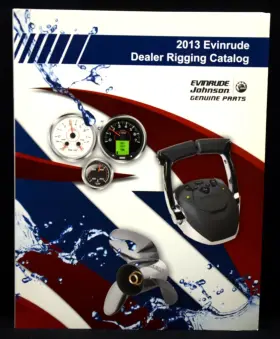 Pd-2012 2013 Evinrude Oem Dealer Rigging Catalog Very Good Plus