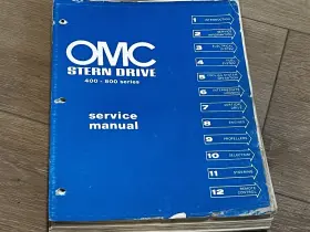 Sdl-1091 Omc Stern Drive 400-800 Series Service Manual - Used