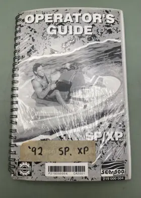 Sea-doo 219000004 Sea-doo Sp/xp Operators Guide New Genuine