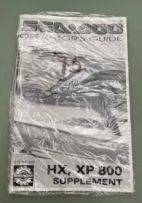 Sea-doo 219000028 Sea-doo Operators Guide Suppl.95 New Genuine