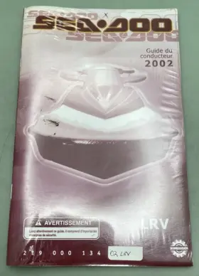 Sea-doo 219000134 Sea-doo Operators Guide Lvr Con.2002 New Genuine