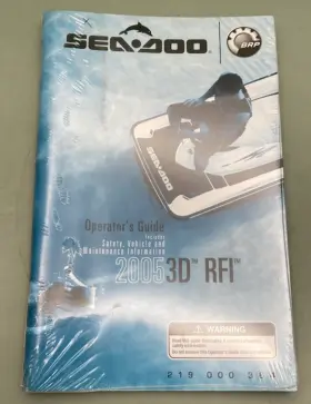 Sea-doo 219000364 Sea-doo Operators Guide Cond.2005 New Genuine