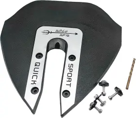 Fo2002 Seasierra Boat Marine Whale Tail Hydrofoil Surfboard Stabilizer For 9.9 15 20 25 Silver