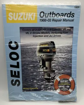 Sierra International 18-01600 Seloc Repair Manual Suzuki Outboards 1988-2003