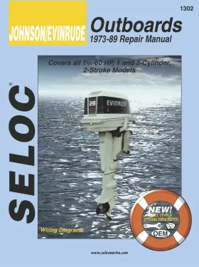 18-01302 Sierra International Inc. Seloc Manual Johnson/evinrude Outboards Repair
