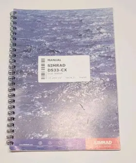 Cx34 Simrad Cx34/44/54 Oem Ds 33 Cx Dual Station Instructions And User Manual Navstation Guide