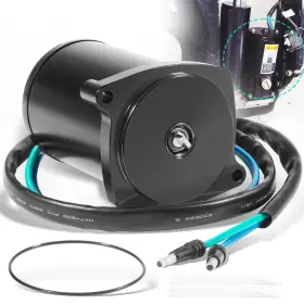 Sixcow 22011 430-22011 Tilt And Trim Motor Replacement For Mercury Marine 135-225hp Black