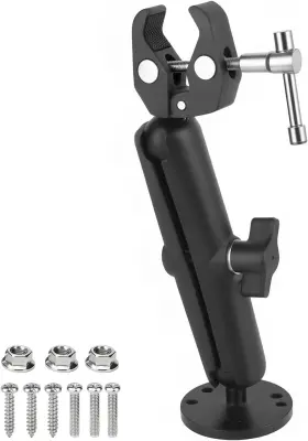Ss-001 Soulkawa Trolling Motor Stabilizer Support For Minn Kota Terrova/riptide Black