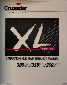 Tecm593 Crusader Xl Series 305xl/350xl/350ht Operation And Maintenance Manual