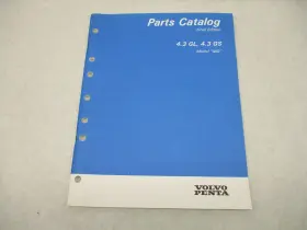 Volvo 7748020-0 1994 Penta Stern Drive Parts Catalog Model Md 4.3 Gl Gs