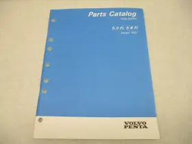 7748050-7 Volvo 1994 Penta Stern Drive Parts Catalog Model Md 5.0 And 5.8 Fi