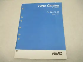 7748060-6 Volvo 1994 Penta Marine Enginge Parts Catalog Model Inch Md 7.4 And 8.2 Gl