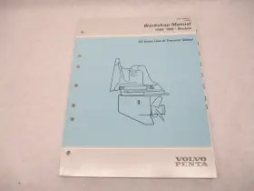 7796484-9 Volvo 1994 Penta Service Workshop Manual Md Sx Drive Unit And Transom Sh