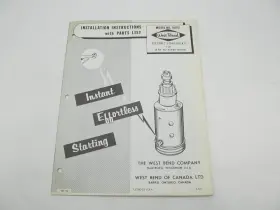 Ob170 West Bend 30 Hp Installation Instructions For 5812 Electric Starting Kit
