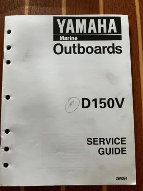 294084 Yamaha Marine Outboards D150v Service Guide 1st Edition 09/96