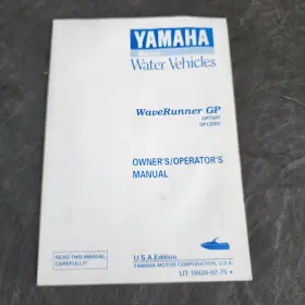 Fn8-28197-b2-c1 Yamaha Marine Waverunner Gp 760v 1200v Owners Manual Operator User Guide