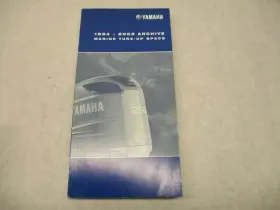 Yamaha Lit-18559-94-03 Outboard 1994-2003 Archive Marine Tune-up Specs Manual