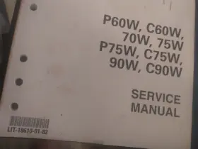 Lit-18610-01-82 Yamaha Oem Service Manual P60w C60w 70w 75w P75w C75w 90w C90w