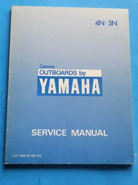 Lit-18616-00-02 Yamaha Outboards Service Manual 4n-5n 1983