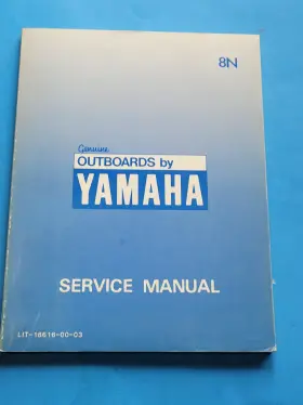 Lit-18616-00-03 Yamaha Outboards Service Manual 8n 1983