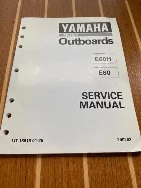 Lit-18616-01-29 Yamaha E60 H Us Service Manual Part Number - 290202