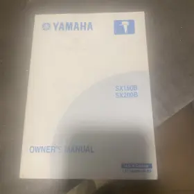 Yamaha Lit-18626-04-98 Outboard Sx150 B Sx200b Owners Manual L