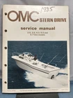 Omc 507551 Stern Drive Service Manual 2.5, 3.0, 4.3, 5.0, 5.7 Litre Models 1985 Used. Price: $32.96.