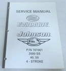 Evinrude Outboards 2000 Ss 40/50 Hp 4-STROKE Model Service Manual P/n 787061 Used. Price: $14.96.