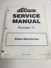 1998 Mercury Mercruiser #11 Bravo Sterndrives Service Manual 90-17431-4 Used. Price: $7.20.