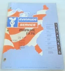 1976 Evinrude Hp Model 25602 25603 25652 25653 Service Manual Item No. 5190 Used. Price: $14.95.
