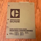 Caterpillar D330 D333 D334 D336 Indust, Marine Engine Operation Guide Manual Like. Price: $24.99.