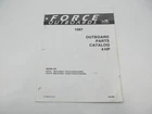 OB4096 Outboard Parts Catalog Force Hp 1987 Used. Price: $11.95.