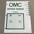 1981 Omc Service Manual 4 Models Evinrude Johnson Outboard Repair 392069 Used. Price: $29.99.