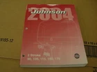 2004 (sr) Johnson Service Manual 90,105,115,150 175HP Strk #5005647 2-D-3 Used. Price: $79.95.