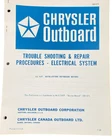 7/68 Chrysler Outboard 9.2 Hp Electrical Troubleshooting Manual Repair Ob 977S Used. Price: $10.95.