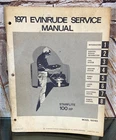 1971 Evinrude Service Manual 4753 Outboard Starflite Hp 100193 Used. Price: $17.55.