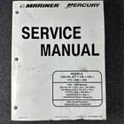 Mariner Mercury Service Manual 90-824052R2 1997 105/140 Jet 130 150 175 200 225 Used. Price: $60.00.
