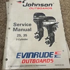 1997 Omc 25 35 Hp 3CYL Johnson Evinrude Service Shop Manual 507264 Free Priority Used. Price: $29.95.