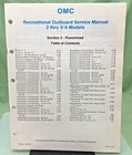 New Genuine Omc 393765-4 Section Four Thru V-6 Models Service Manual 1982. Price: $28.48.