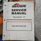 1996 Mercury/mercruiser Sterndrive Service Manual #11 90-17431--1 Used. Price: $23.00.