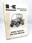 2005 Kawasaki Mule 610 4X4 600 Factory Service Repair Manual 99924-1349-03 Used. Price: $39.95.