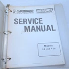 1990 Mercury Mariner Outboards 2.2/2.5/3.0 Model Service Manual P/n 90-44477--1 Used. Price: $14.81.