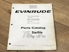 1963 Evinrude 75HP Starflite 75382E 75383E 75392E 75393E Parts Catalog - Used. Price: $12.95.
