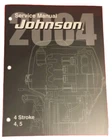 Johnson Outboard 5005653 Stroke 4/5 Service Manual 2004 New. Price: $10.00.