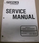 Oem Force Outboard Service Manual Models 1995 90/120 Hp 90-830565 Used. Price: $34.99.