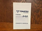 Tohatsu Outboards Owners Manual 4-STROKE 9.8 Ships Free Used. Price: $15.99.